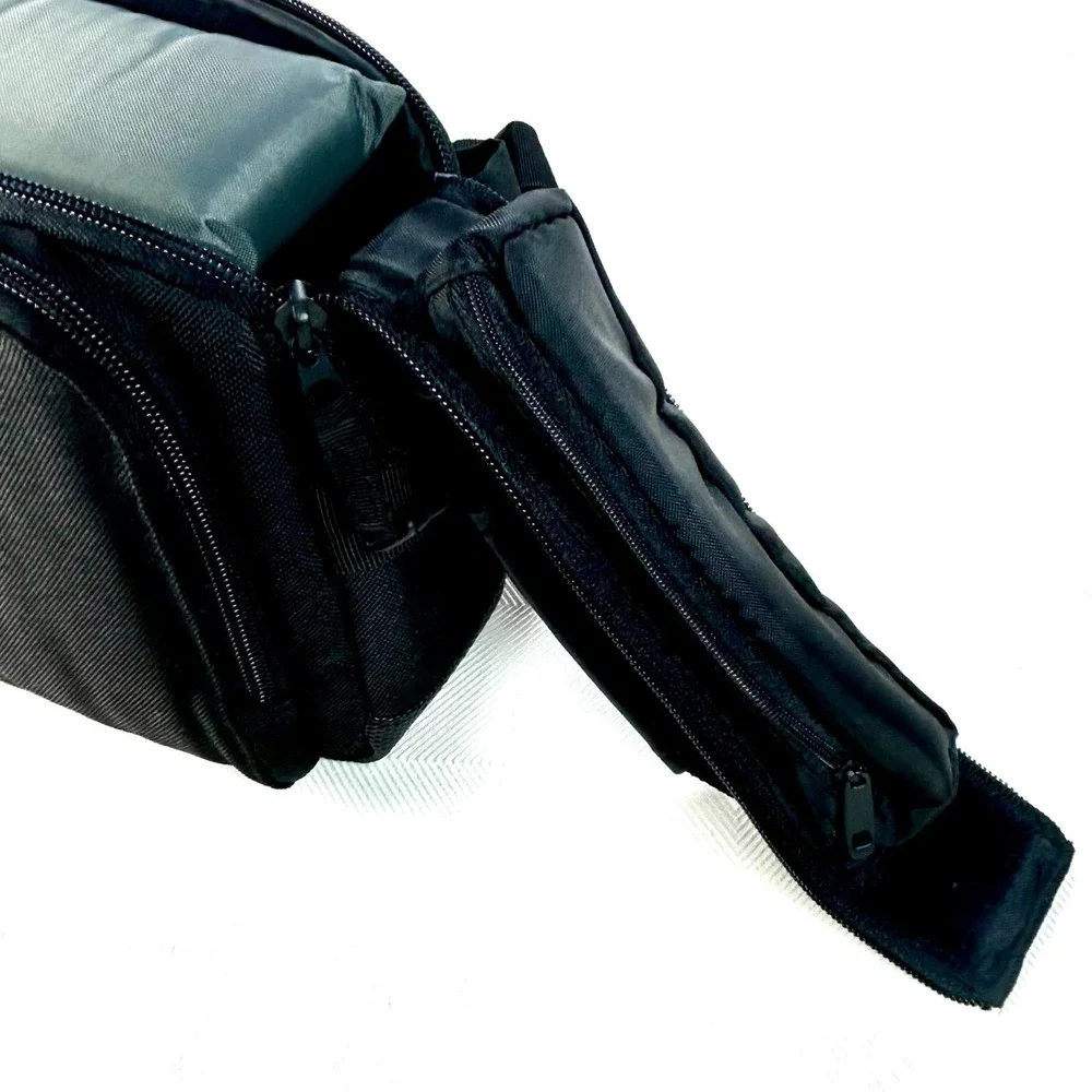 Case Logic Black Padded Camera Carrying Case Fanny Pack Adjustable Compartments